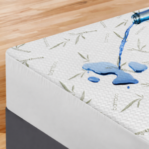 protector colchon bambu impermeable cama 150 utopia bedding