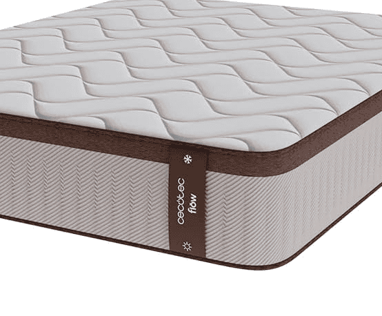 Colchón Cecotec Flow 7990 Hybrid de muelles ensacados y visco, 30 cm, en medida 150x190
