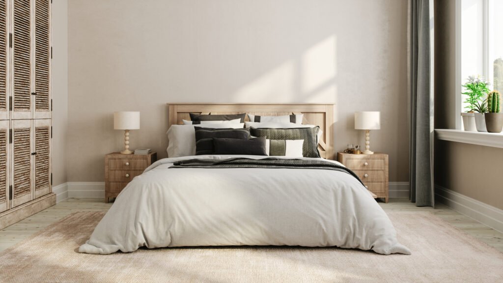 Dormitorio luminoso con la cama hecha: comparativa de colchones para elegir el tuyo