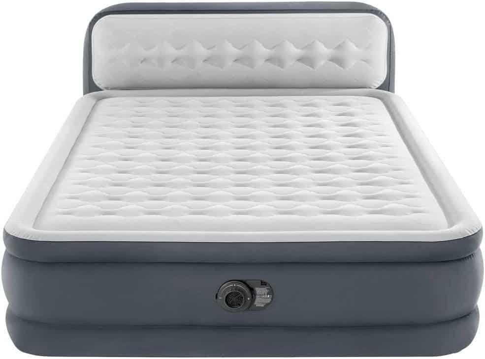Intex 64448 Ultra Plush, colchón hinchable con cabecero