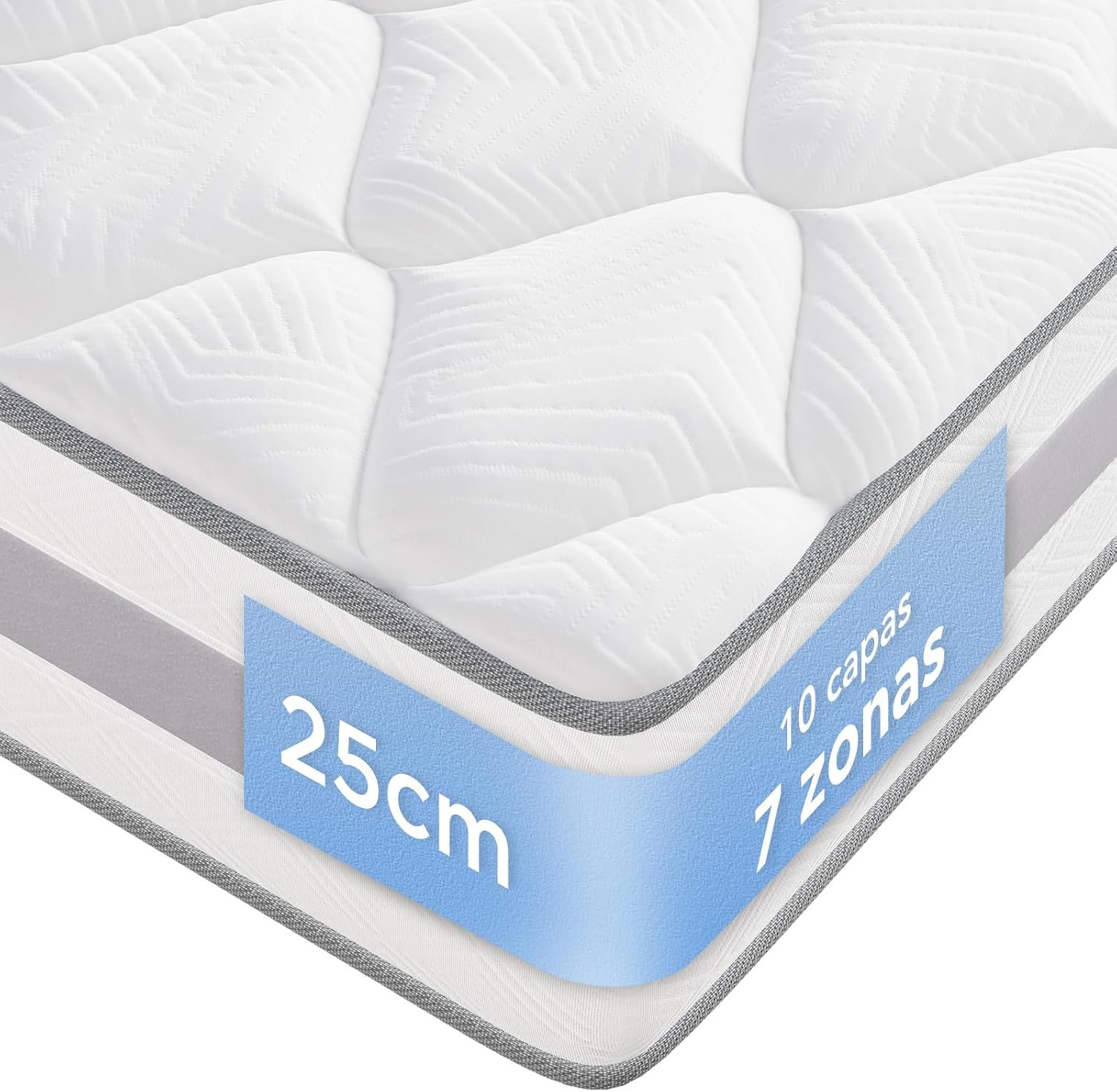 INMOKO de 7 zonas, uno de los colchones híbridos reversibles